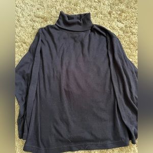 Navy blue turtleneck